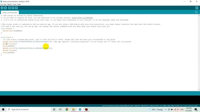 Arduino ESP32 GPS Data Visualization | Serial Communication and Android App смотреть онлайн