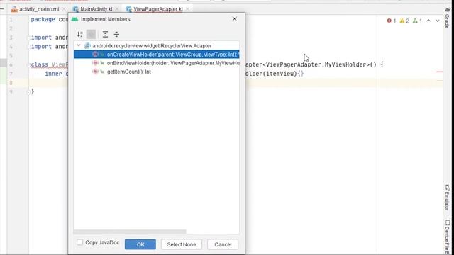 Tablayout with Viewpager2 in Kotlin смотреть онлайн