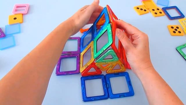 Как сделать из #МАГНИТНОГО КОНСТРУКТОРА Дом? смотреть онлайн