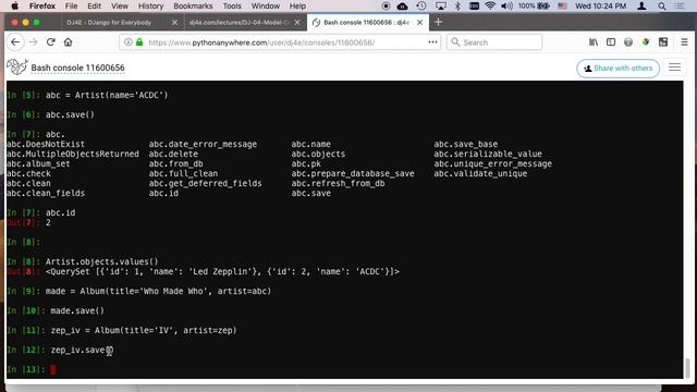 Django Models - Many-To-One Relationships - Music Database смотреть онлайн