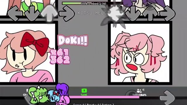 Think Z-Mixed But The Dokis Sing It (Gameplay Is Incomplete lol) | FNF COVER смотреть онлайн