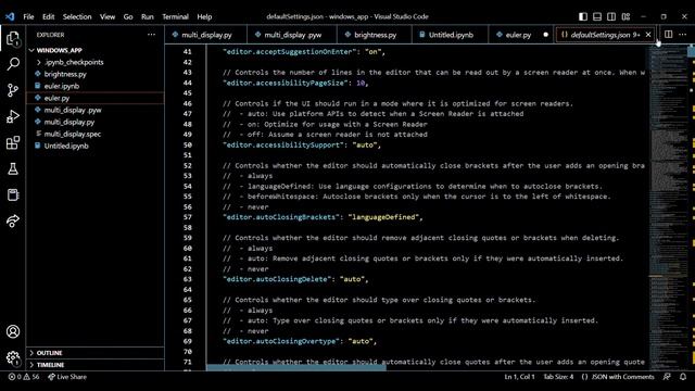 vs code how to open settings json смотреть онлайн