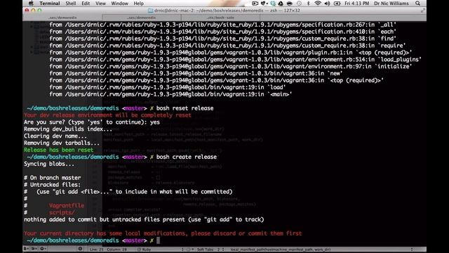Creating a bosh release with bosh-gen and bosh-solo смотреть онлайн