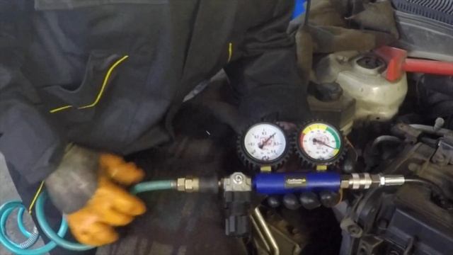 Диагностика двигателя Hyundai Accent пневмотестером смотреть онлайн