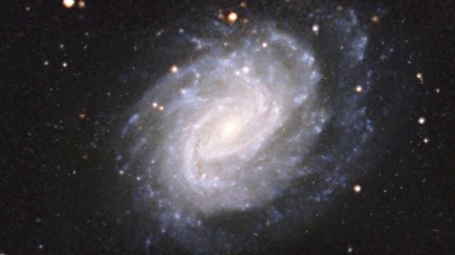 Beautiful Spiral Galaxy Has Spawned Several Supernovae | ESO VLT NGC 1187 Supernova HD Video смотреть онлайн