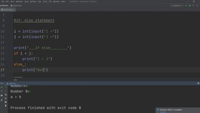 Learn python - Selection statements in python смотреть онлайн