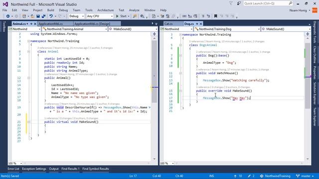 Virtual Method and Override смотреть онлайн