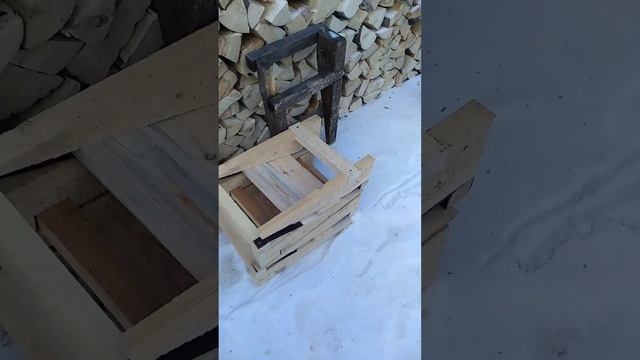 Приспособление для укладки дров в поленницу смотреть онлайн