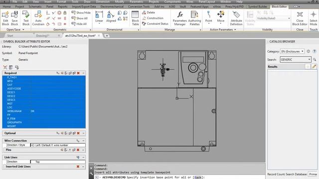 AutoCAD Electrical 2018 – Importing a DWG Footprint & Assigning Intelligence смотреть онлайн
