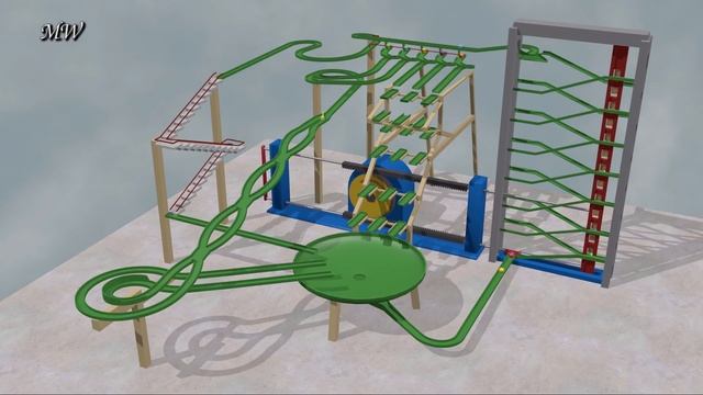 Marble Machine 2 (Blender 3D) смотреть онлайн