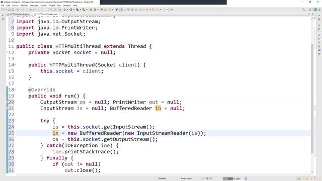 Java Zoom Lab 11: Java Networking Programming - TCP Socket смотреть онлайн