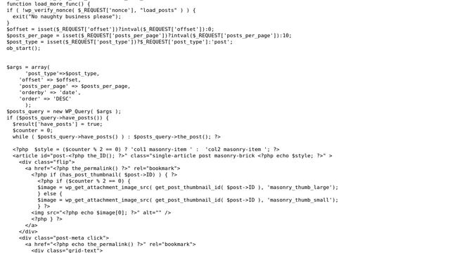 Wordpress: Ajax Load More Posts in Category Page смотреть онлайн