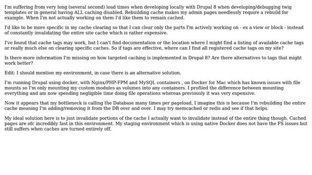 Drupal: Minimizing cache clearing during development смотреть онлайн