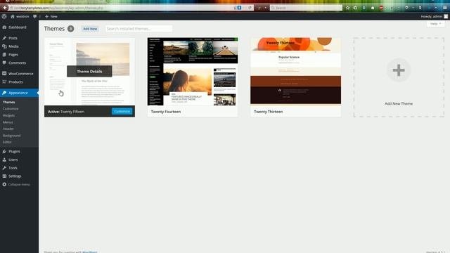 Wootron Wordpress theme - installation video manual смотреть онлайн