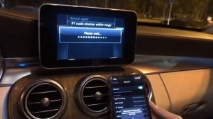 How to connect your Phone via Bluetooth in Mercedes C class W205
