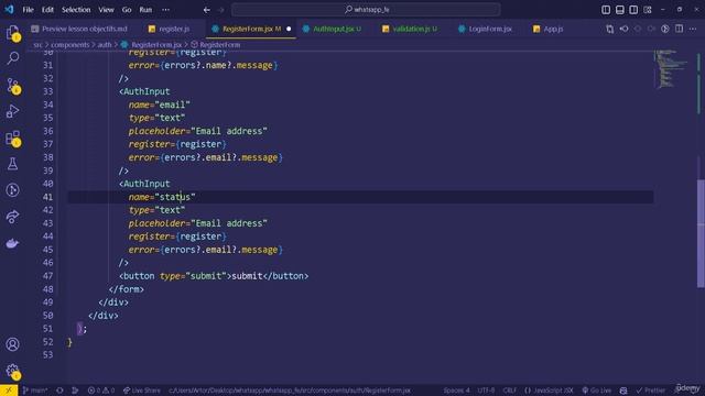 25 Create custom inputs with validation смотреть онлайн