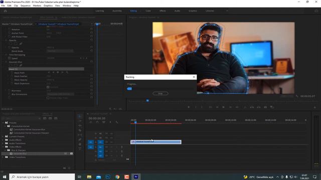 Videoda Arka Plan Bulanıklaştırma | How to Blur Background in Video | Premiere Dersleri смотреть онлайн