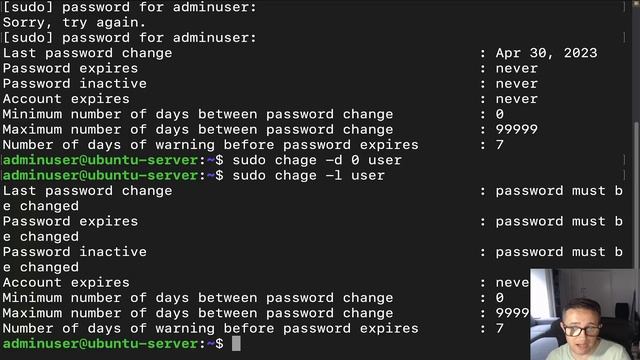 How to View and Change a User's Password Expiry Information | chage Command | Linux User Management смотреть онлайн