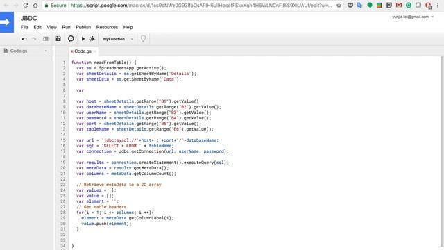 GAS-005 Read Data from a MySQL Database via Google Apps Script смотреть онлайн