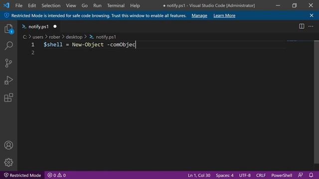 Notifications | Python and PowerShell in less than 2minutes смотреть онлайн