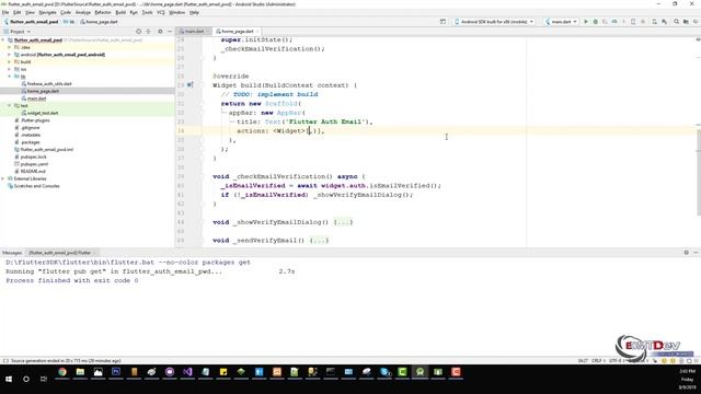 Flutter Development Tutorial - Firebase Authentication with Email смотреть онлайн