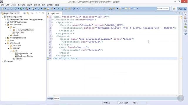52-Using Log4j 2 for Debugging смотреть онлайн