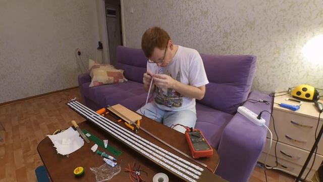 Изготовление недорогого светодиодного светильника для аквариума. Часть 2. смотреть онлайн