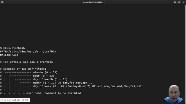 Playing on our aws ec2 linux with scheduling jobs with at and cron смотреть онлайн