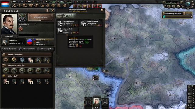 HOI4 Luxembourg No Step Back Defending Playthrough [1] смотреть онлайн