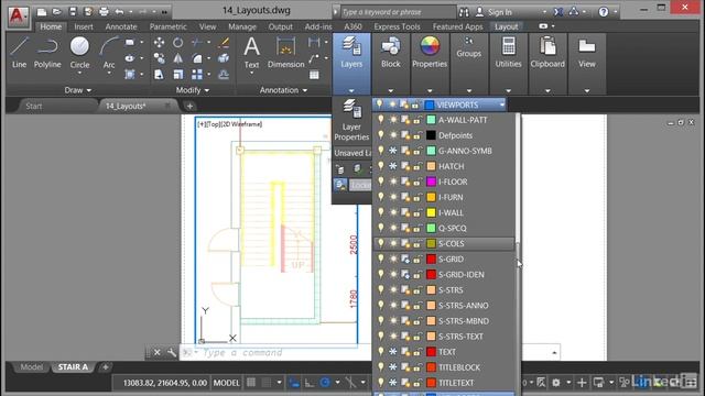 Autocad 2018 - (Part 3) Freezing viewport layers смотреть онлайн