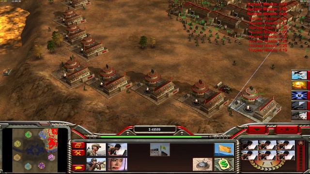 CHINA Tank - Command & Conquer Generals Zero Hour - 1 vs 7 HARD Gameplay смотреть онлайн