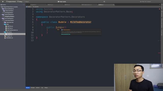 Decorator Design Pattern: Áp dụng vào code, thử vài trường hợp (C#) смотреть онлайн