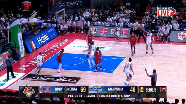Tyler Bey comes clutch for Magnolia in Manila Clasico | PBA Season 48 Commissioner's Cup смотреть онлайн
