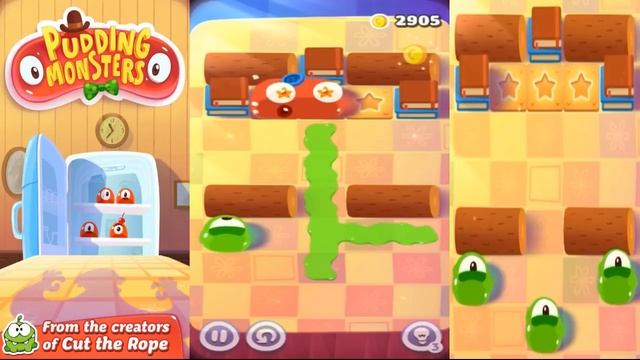 Pudding Monsters Прохождение #2 (уровни 11-20) Головоломка про смешных Чудиков Let's Play смотреть онлайн
