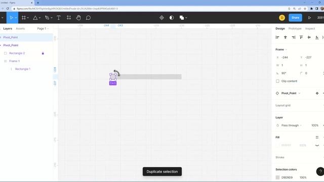 Create Pivot Point In Figma