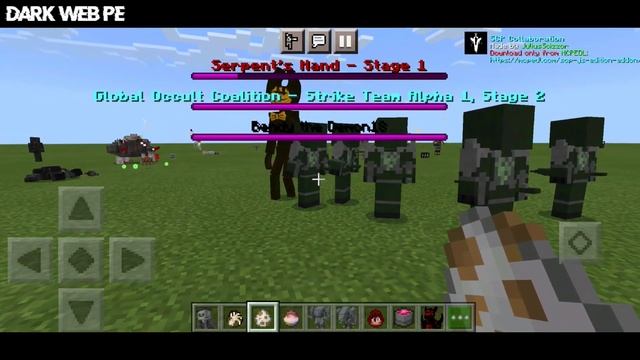 SCP Collaboration ADDON in Minecraft PE смотреть онлайн