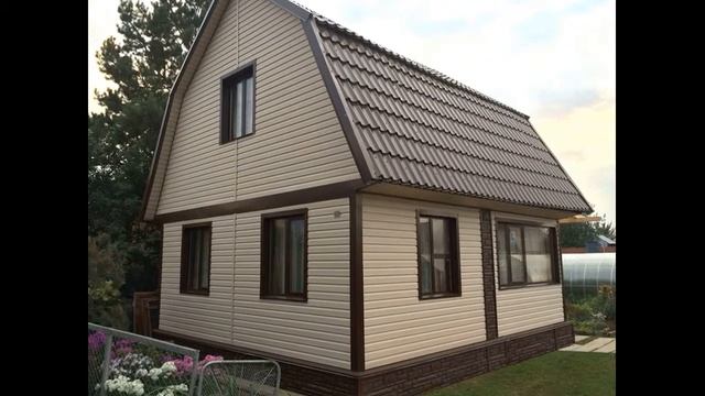 Дома, обшитые фасадными панелями и сайдингом ПВХ смотреть онлайн