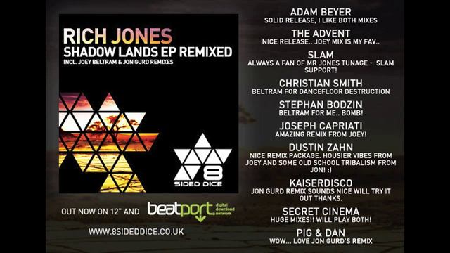 ESD041 - Rich Jones - Asshai - Joey Beltram Remix - 8 Sided Dice Recordings смотреть онлайн
