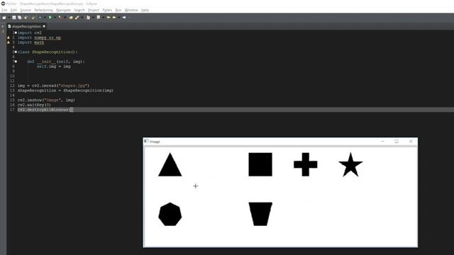 OpenCV Shape Recognition - Tutorial 1 смотреть онлайн
