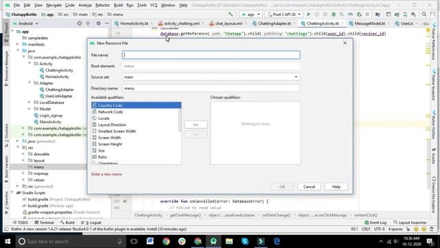 [Part 8]Implement Delete from me/everyone functionality in Chat App Android Studio | Game App Studi смотреть онлайн