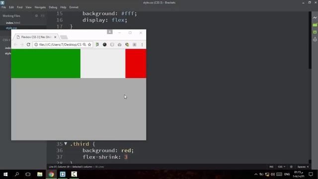 38 - ( CSS3 Tutorial ) Flexbox : Flex Shrink смотреть онлайн
