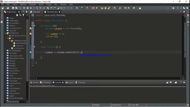 MAKING A DICE | MAKING A DICE ROLLER PROGRAM IN JAVA смотреть онлайн