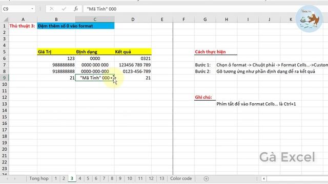 Excel cơ bản đến nâng cao cho người mới bắt đầu | Bài 10 Kỹ năng Định dạng Cell (Format Cells) смотреть онлайн