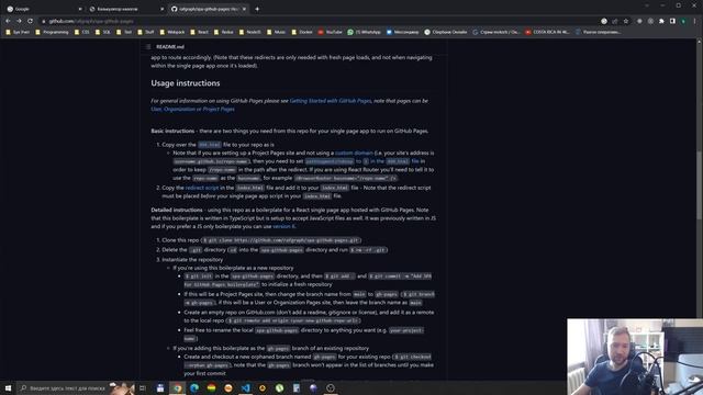 Одностраничное приложение (SPA) для GitHub Pages смотреть онлайн