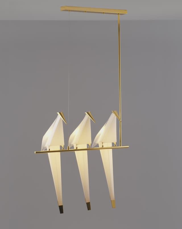 Подвесной светодиодный светильник Moderli V3072-3PL Birds смотреть онлайн