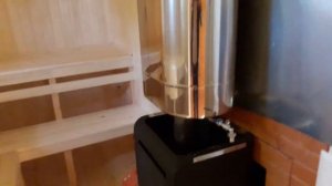 Печь Ермак 16 ПС , с установкой портала. Полог в парной.