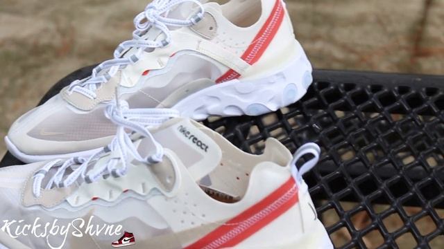 BEST SNEAKER OF THE YEAR?? || HYPE RELEASE? || NIKE REACT ELEMENT 87 SAIL UNBOXING & DETAILED REVIE смотреть онлайн