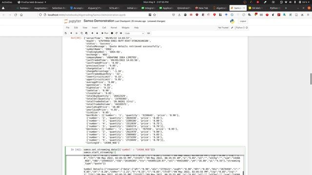 How to Stream Stock Market data, place order and Live Plot data using Samco Trading API and Plotly смотреть онлайн