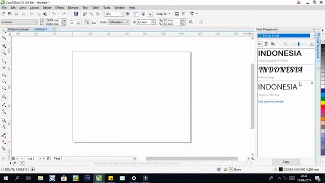 Cara Menggunakan Font Playground pada Corel X7 смотреть онлайн