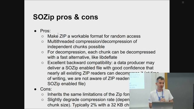 2023 | SOZip: using directly (geospatial) large compressed files in a ZIP archive! - Even Rouault смотреть онлайн